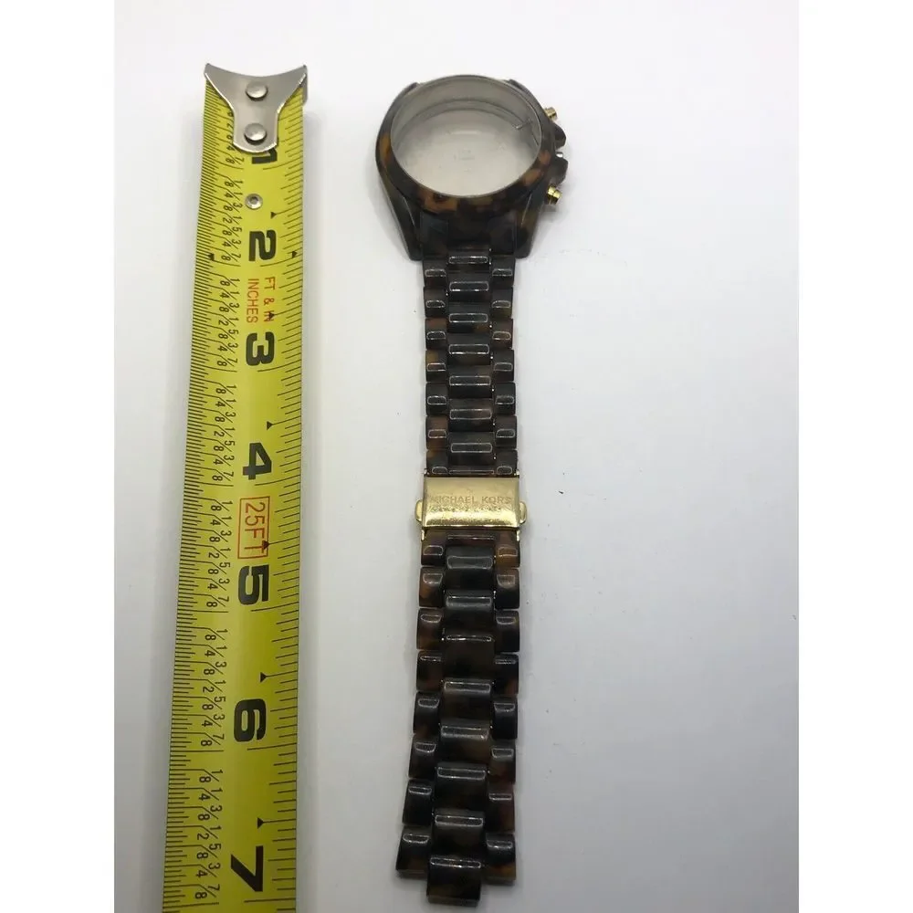 Michael Kors Watch Parts Case 42mm Crystal Links Band 20mm YO74